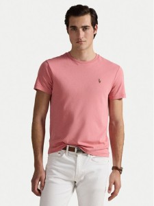Polo Ralph Lauren T-Shirt 710740727096 Różowy Custom Slim Fit