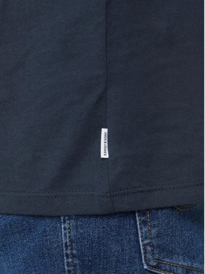 Jack & Jones T-Shirt Orrganic Basic 12156101 Granatowy Slim Fit