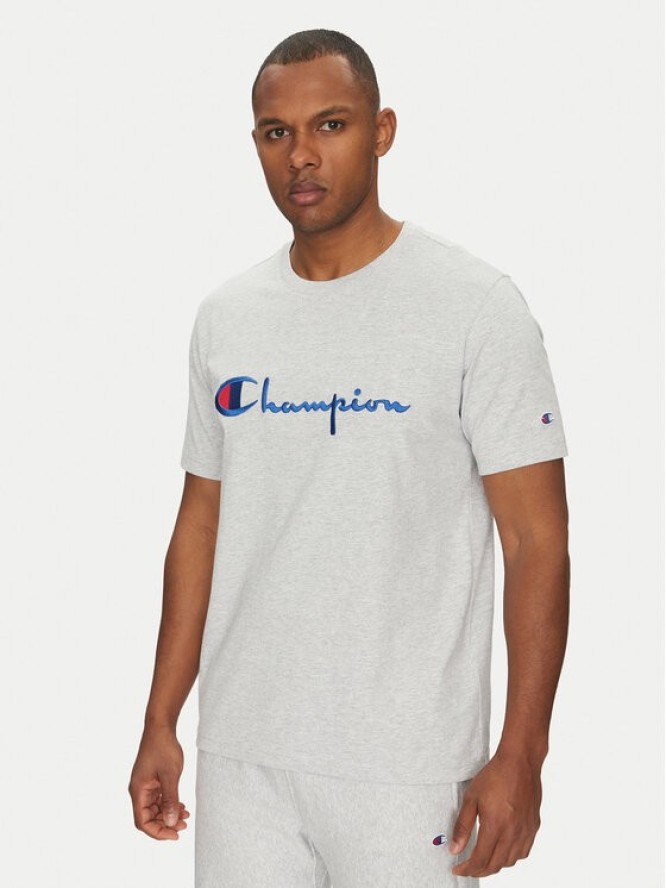 Champion T-Shirt 221621 Szary Standard Fit