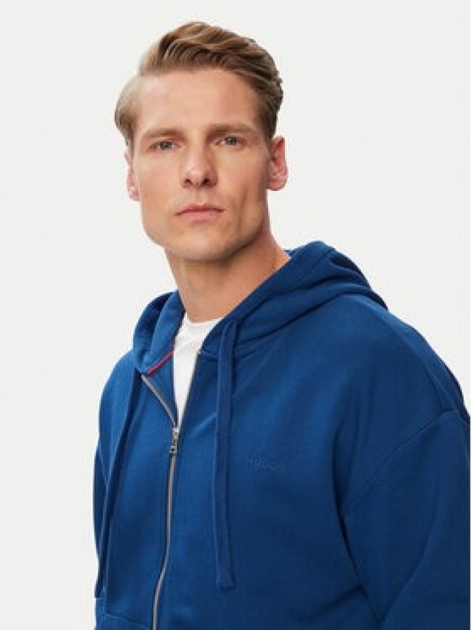 HUGO Bluza Dapozip 50548651 Niebieski Relaxed Fit