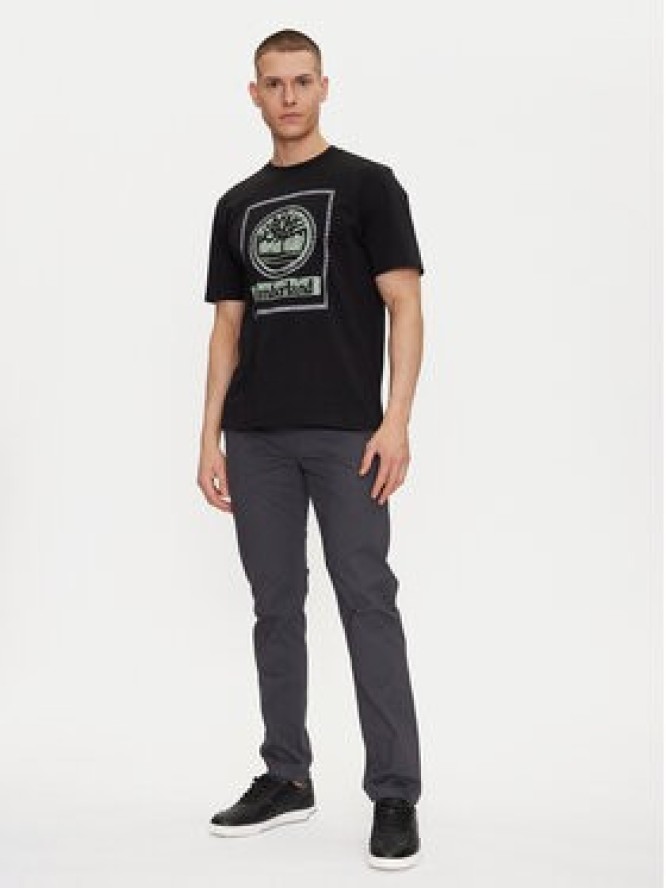 Timberland T-Shirt TB0A6DHD Czarny Regular Fit