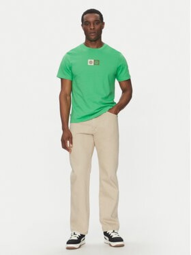 Element T-Shirt ELYZT00492 Zielony Regular Fit