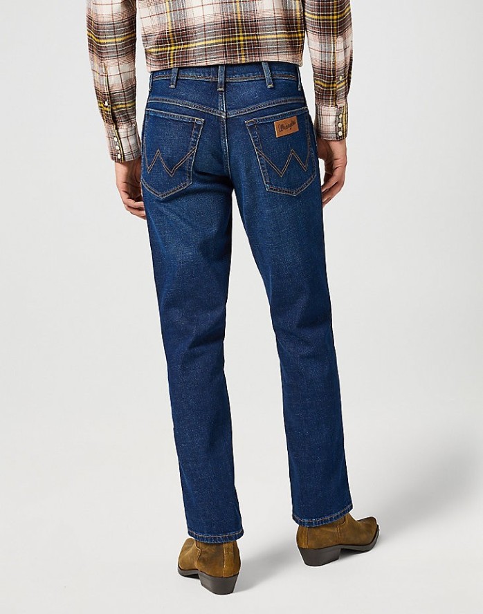 WRANGLER MĘSKIE SPODNIE JEANSOWE TEXAS MIDNIGHT HAZE 112358059 W121008856