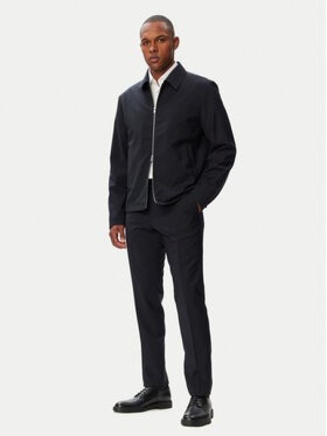 BOSS Marynarka H-Hanry 50567500 Granatowy Slim Fit