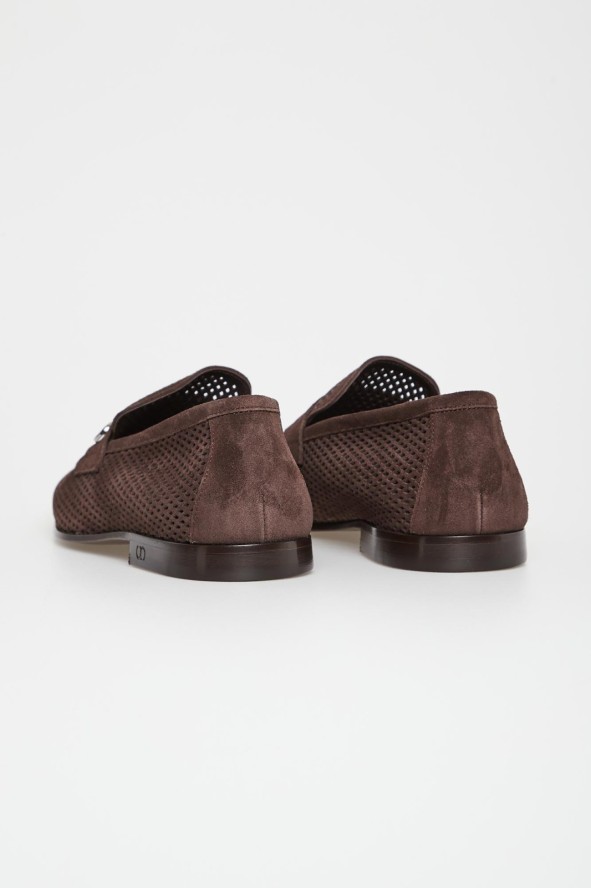 Loafersy męskie zamszowe CESARE CASADEI