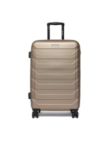 GINO ROSSI Walizka średnia C-GIN-M-002-05-GOLD Złoty