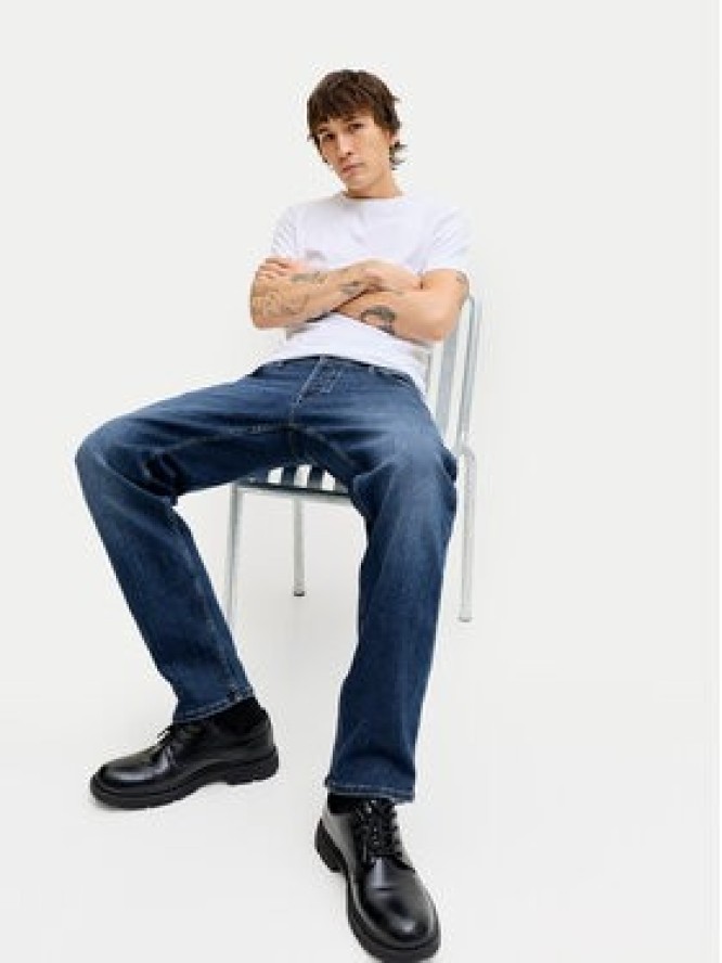 Jack & Jones Jeansy Mike 12289829 Niebieski Tapered Fit
