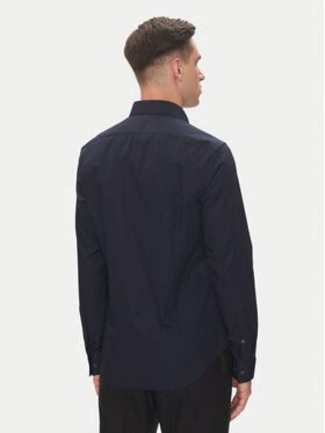 Calvin Klein Koszula Essential LV019EU000 Granatowy Slim Fit