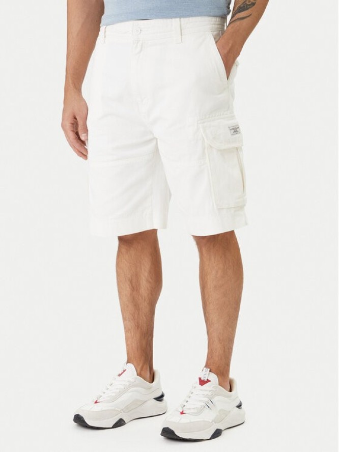 Guess Jeans Szorty materiałowe M6GD30 WGCV1 Écru Regular Fit