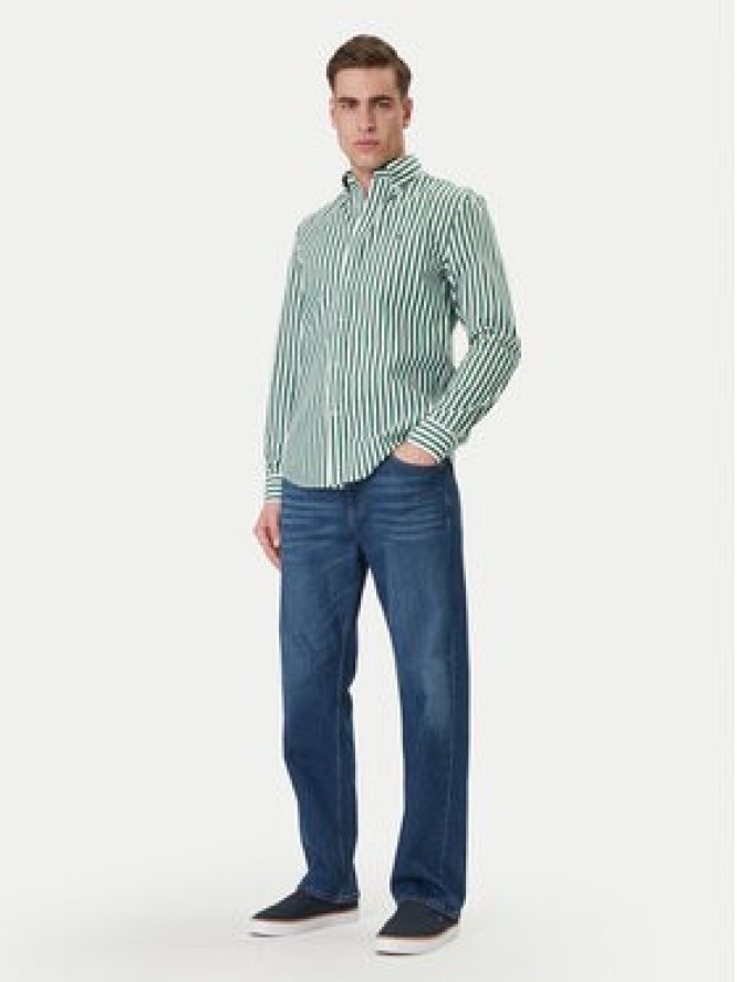 Tommy Hilfiger Koszula MW0MW42440 Zielony Regular Fit