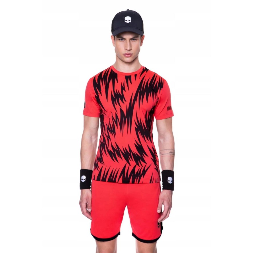 Koszulka tenisowa męska Hydrogen Scratch Tech