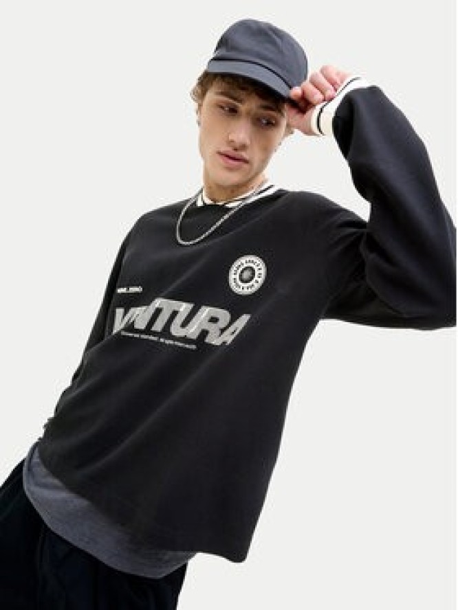 Jack & Jones Bluza Horizon 12278566 Czarny Oversize