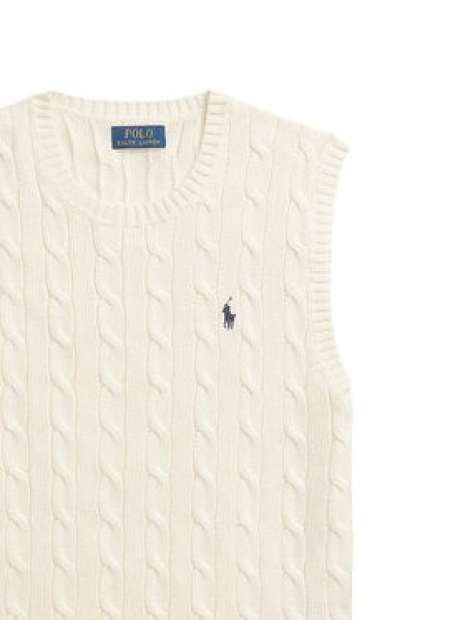 Polo Ralph Lauren Sweter 710979113003 Écru Regular Fit