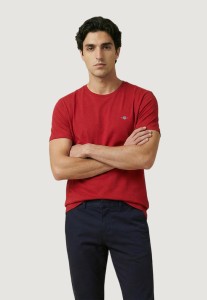 Koszulka crop top Mężczyzna GANT REG SHIELD SS T-SHIRT