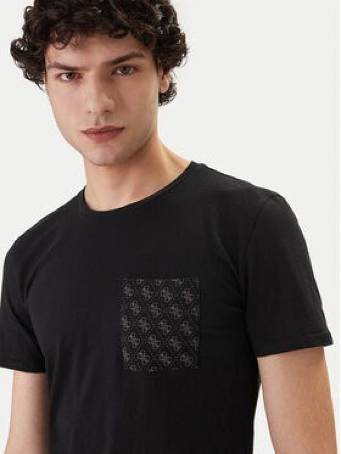 Guess T-Shirt F6GI12 K6XN4 Czarny Regular Fit