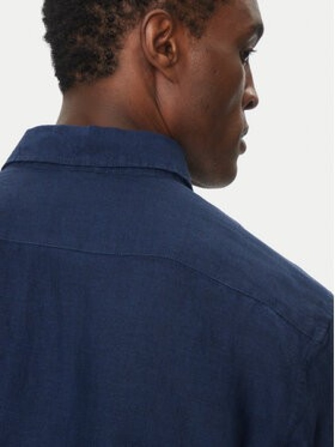 Michael Kors Koszula CS4400H4YT Granatowy Relaxed Fit