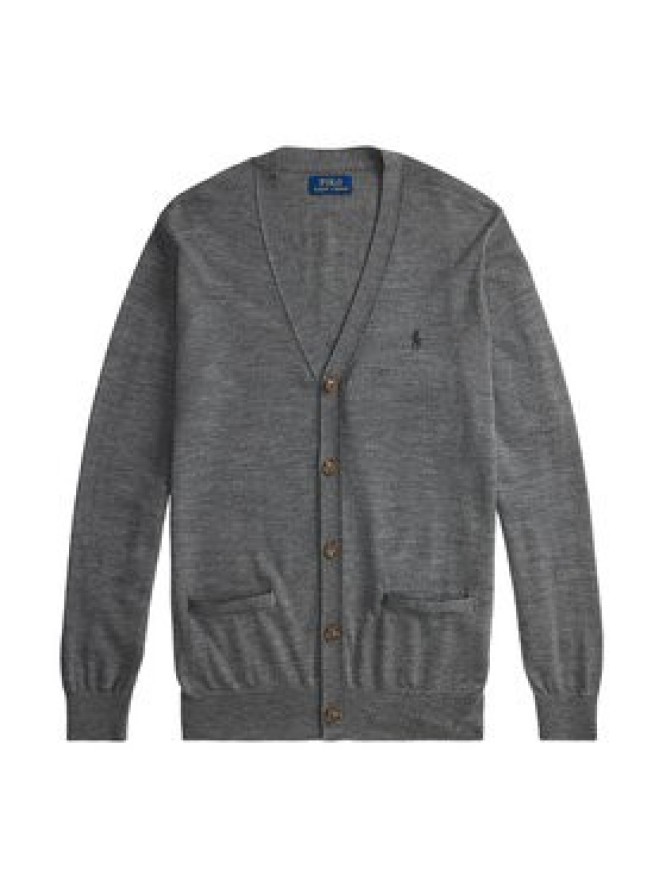 Polo Ralph Lauren Kardigan 710946144004 Szary Slim Fit