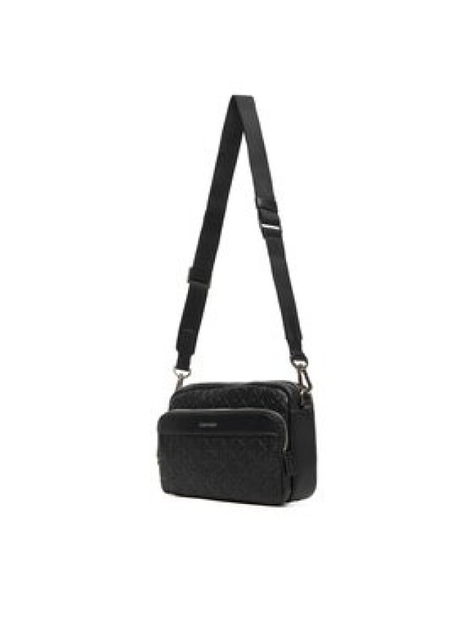 Calvin Klein Saszetka Emblem Emboss Camera Bag LV04D3203G Czarny