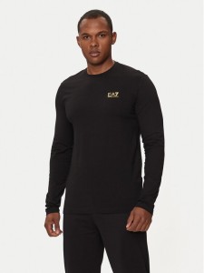 EA7 Emporio Armani Longsleeve 8NPT28 PJVQZ 0208 Czarny Regular Fit