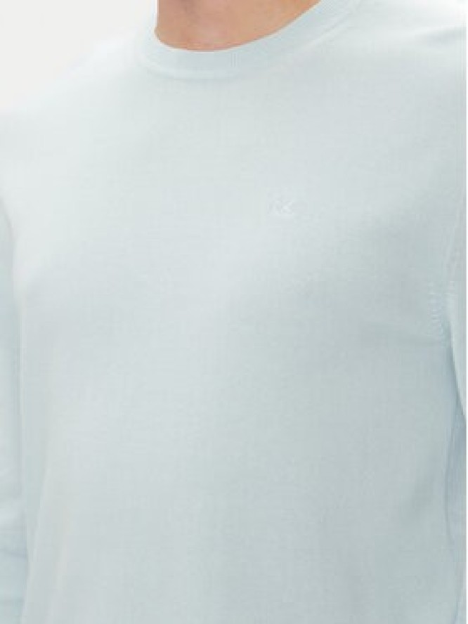 Calvin Klein Sweter LV040BM343 Niebieski Regular Fit