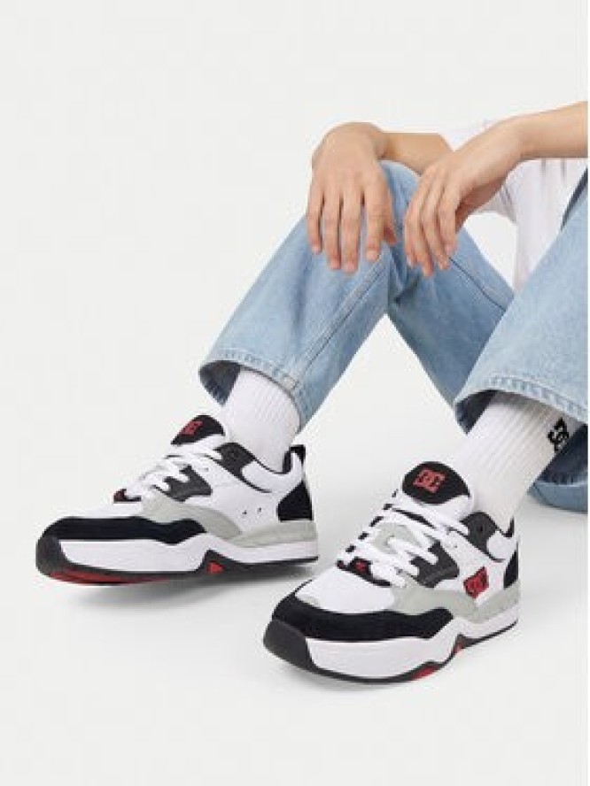 DC Shoes Sneakersy EO-DC ASCEND DC01675005 Biały