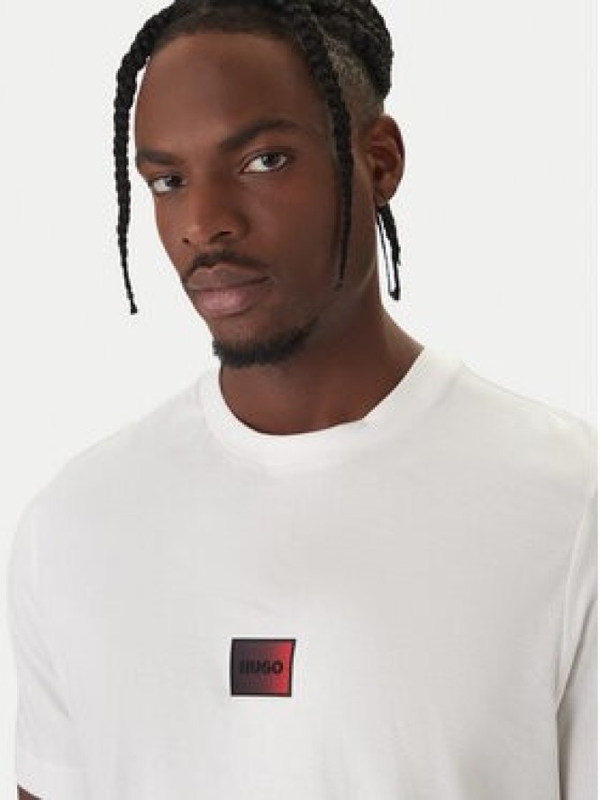 HUGO T-Shirt Danotie 50553124 Écru Regular Fit
