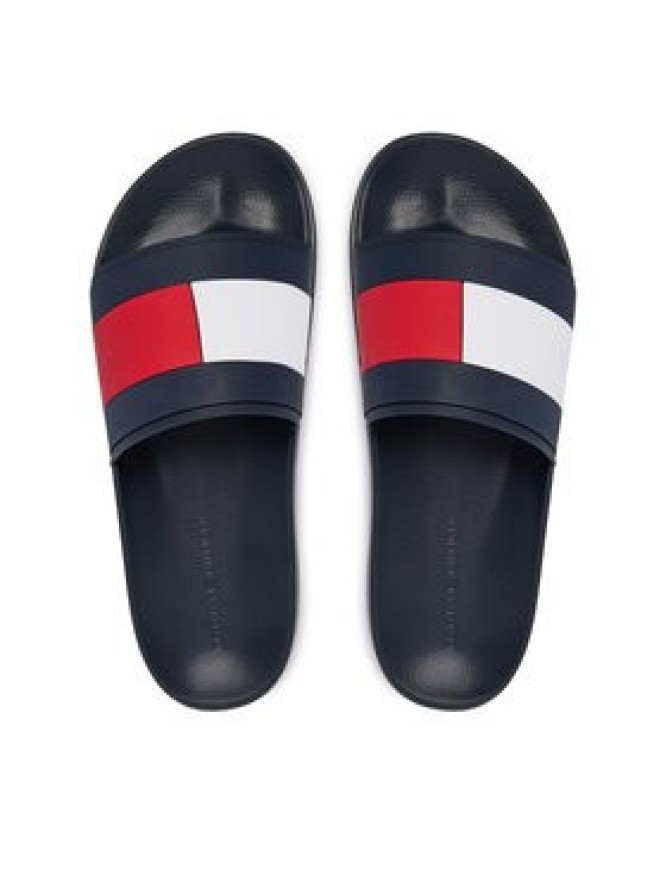 Tommy Hilfiger Klapki Core Hilfiger Flag Pool Slide FM0FM05798 Niebieski