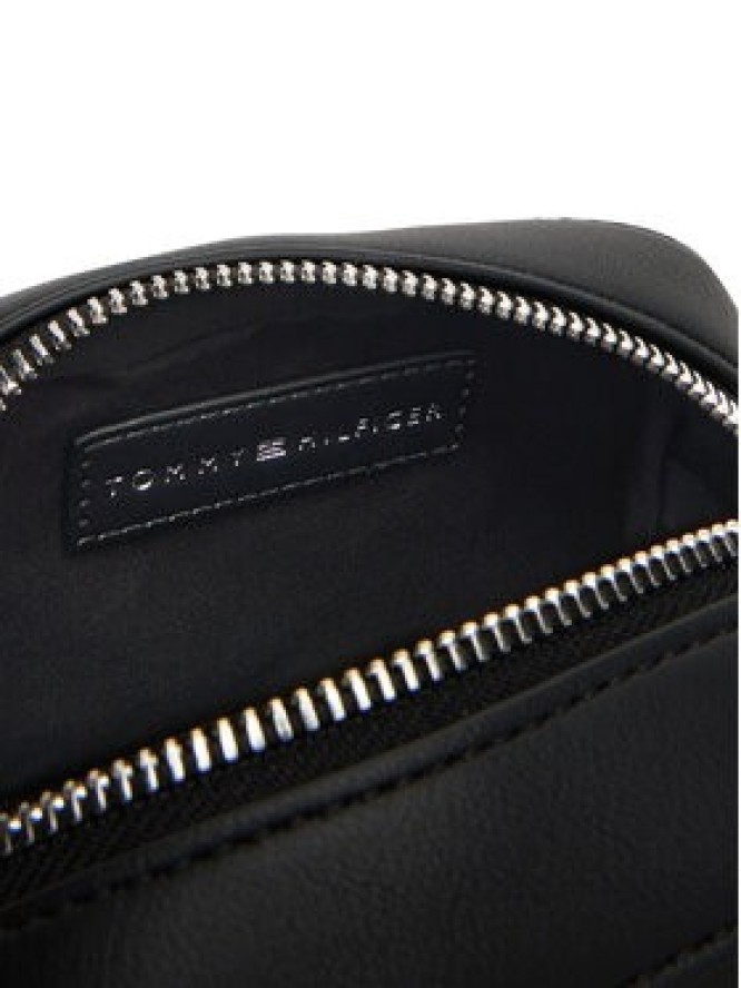 Tommy Hilfiger Saszetka Th Woven Mini Reporter AM0AM13661 Czarny