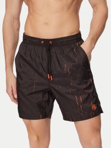 Guess Szorty kąpielowe F6GT18 WN352 Czarny Regular Fit
