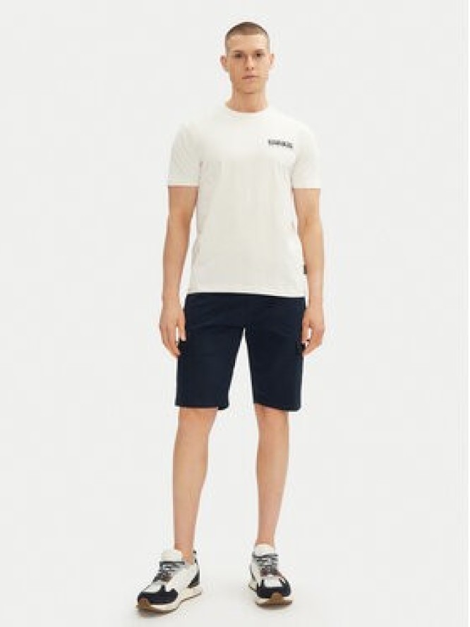 Napapijri T-Shirt S-Vignoni Back SS NP0A4ILXN1A1 Biały Regular Fit