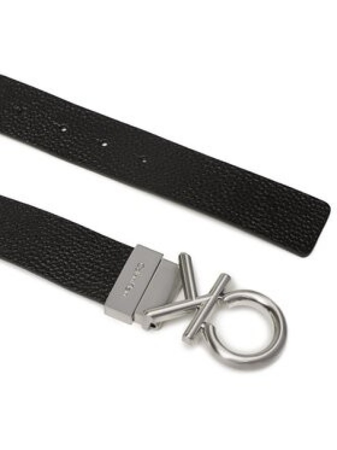Calvin Klein Pasek Męski Adj/Rev Ck Metal Bombe Pb 35Mm K50K510630 Czarny