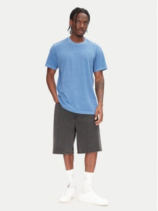G-Star Raw T-Shirt Overdyed D27760-C756 Niebieski Regular Fit