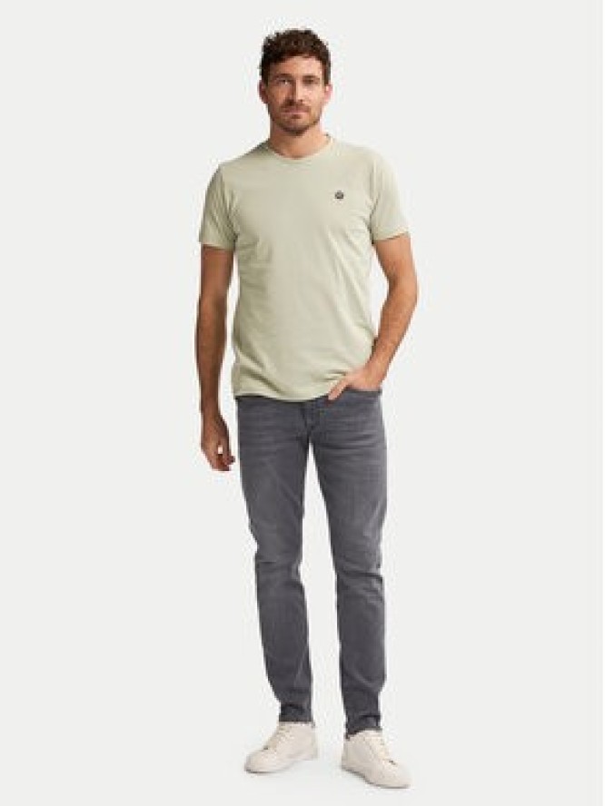 Petrol Industries T-Shirt M-ROS-TSR002 Zielony Regular Fit