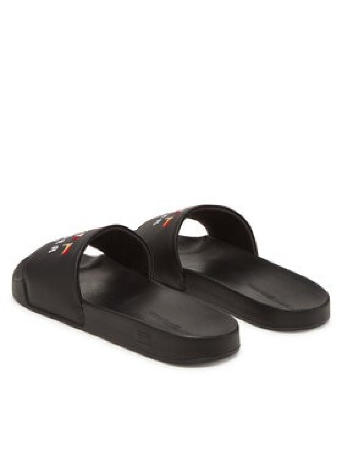 Tommy Hilfiger Klapki Flags Pool Slide FM0FM05431 Czarny