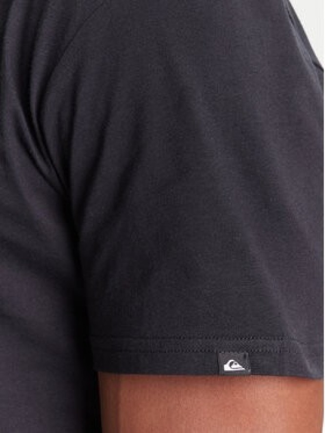 Quiksilver T-Shirt Ev Mini Logo Ss EQYZT08181 Czarny Regular Fit