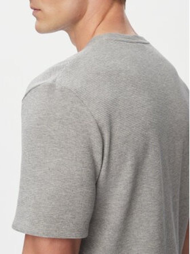 BOSS T-Shirt Waffle 50535891 Szary Regular Fit