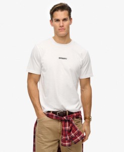 T-shirt z micro-logo Superdry