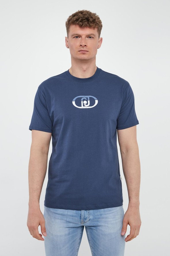 T-shirt męski z logo LIU JO