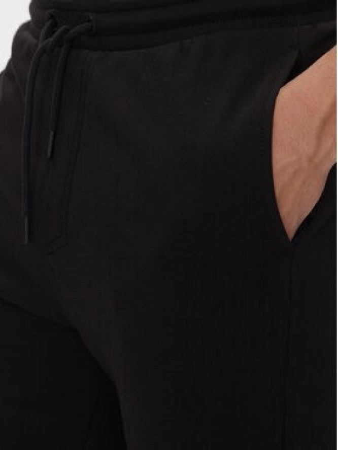 Calvin Klein Jeans Szorty sportowe Brush Stroke J30J327528 Czarny Regular Fit