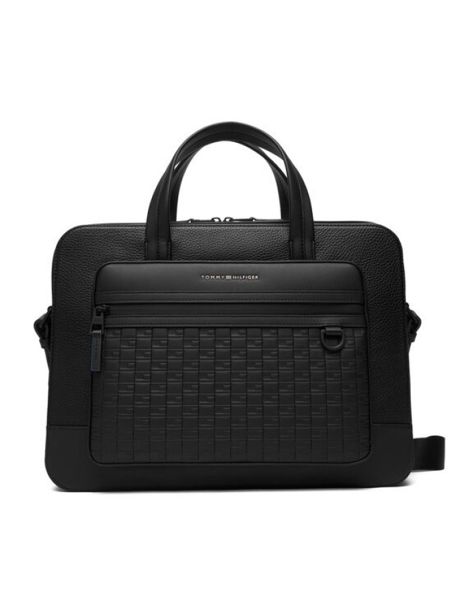 Tommy Hilfiger Torba na laptopa Th Modern Computer Bag AM0AM14002 Czarny