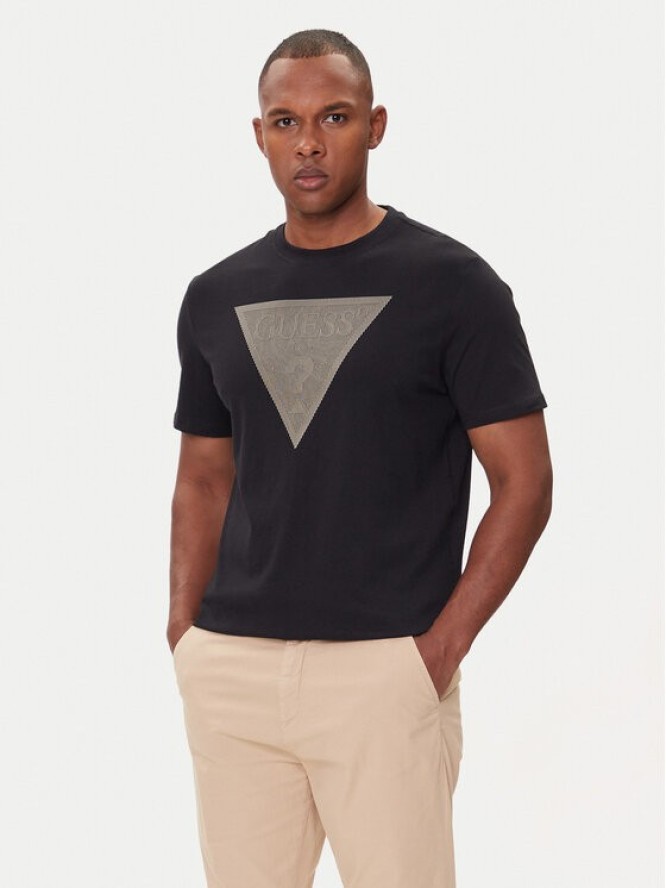 Guess T-Shirt M5BI04 I3Z14 Czarny Regular Fit