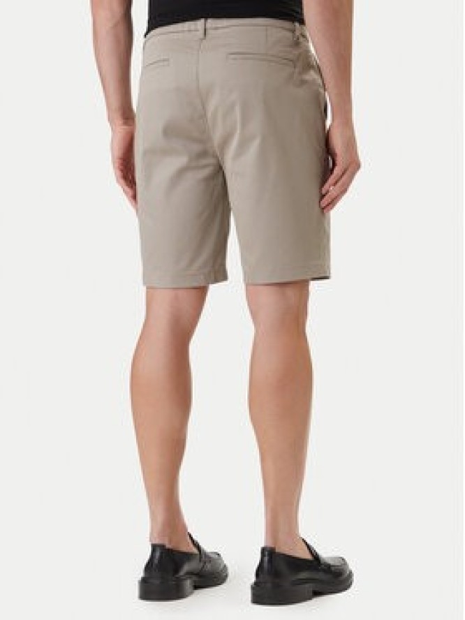 Calvin Klein Szorty materiałowe LV04LF601G Khaki Regular Fit