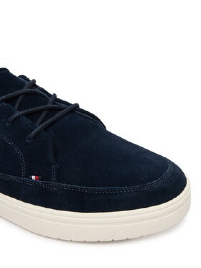 Tommy Hilfiger Sneakersy Hilfiger Light Hybrid Suede Shoe FM0FM05788 Granatowy