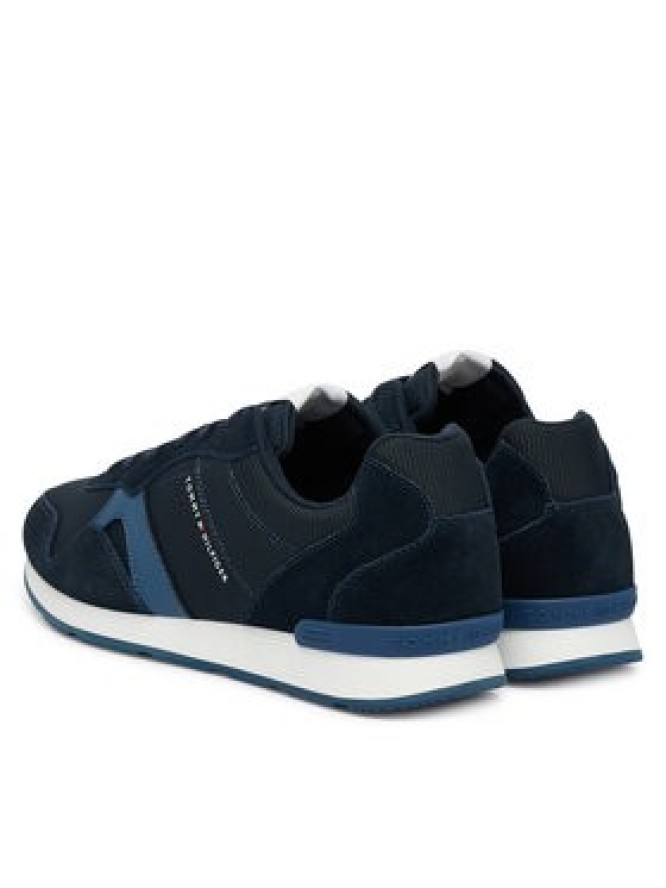 Tommy Hilfiger Sneakersy Runner Icon Mix FM0FM05679 Granatowy