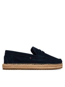 Tommy Hilfiger Espadryle Flexible Hilfiger Sde Espadrille FM0FM05794 Granatowy