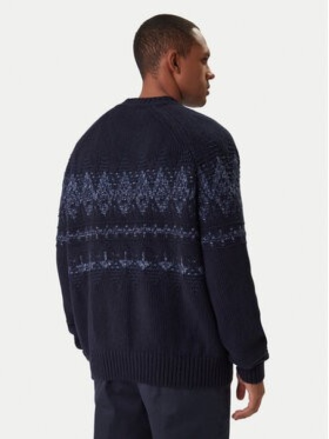 BOSS Sweter Karombo 50548686 Granatowy Regular Fit