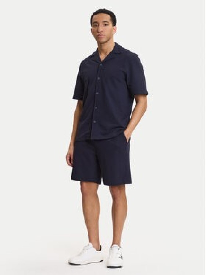 Guess Szorty sportowe M6GD16 K3088 Granatowy Regular Fit