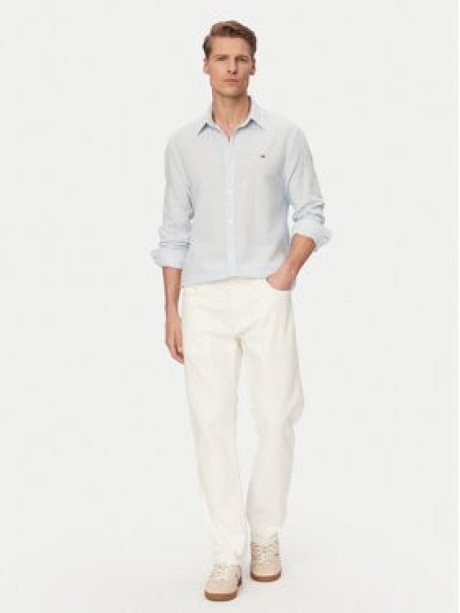 Tommy Jeans Koszula DM0DM22761 Niebieski jasny Regular Fit