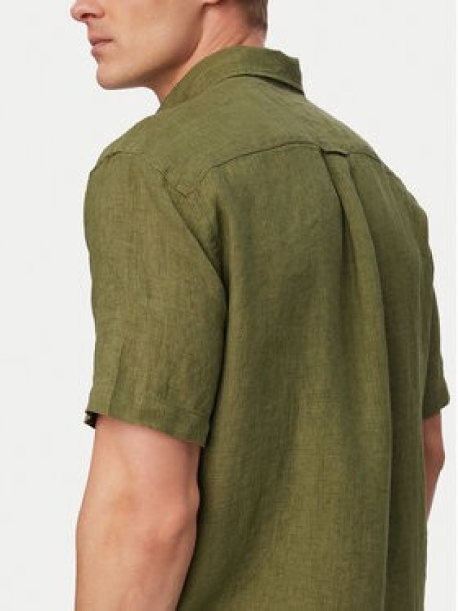 Tommy Hilfiger Koszula MW0MW41531 Zielony ciemny Regular Fit