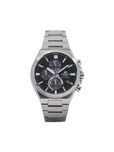 Casio Zegarek Edifice Solar Powered Chronograph EFS-S630D-1AVUEF Srebrny